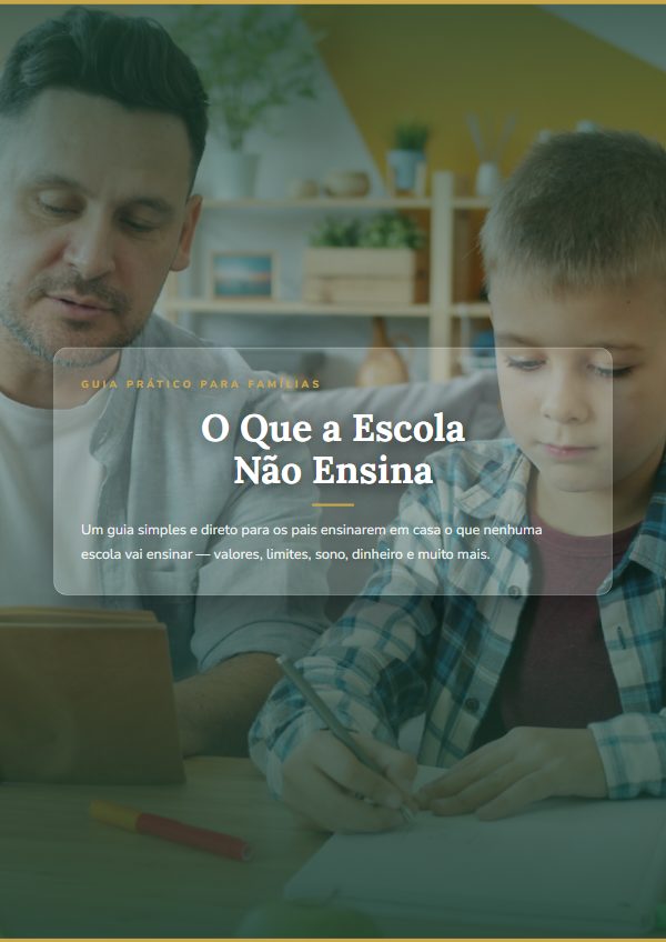 Capa do guia O Que a Escola Não Ensina